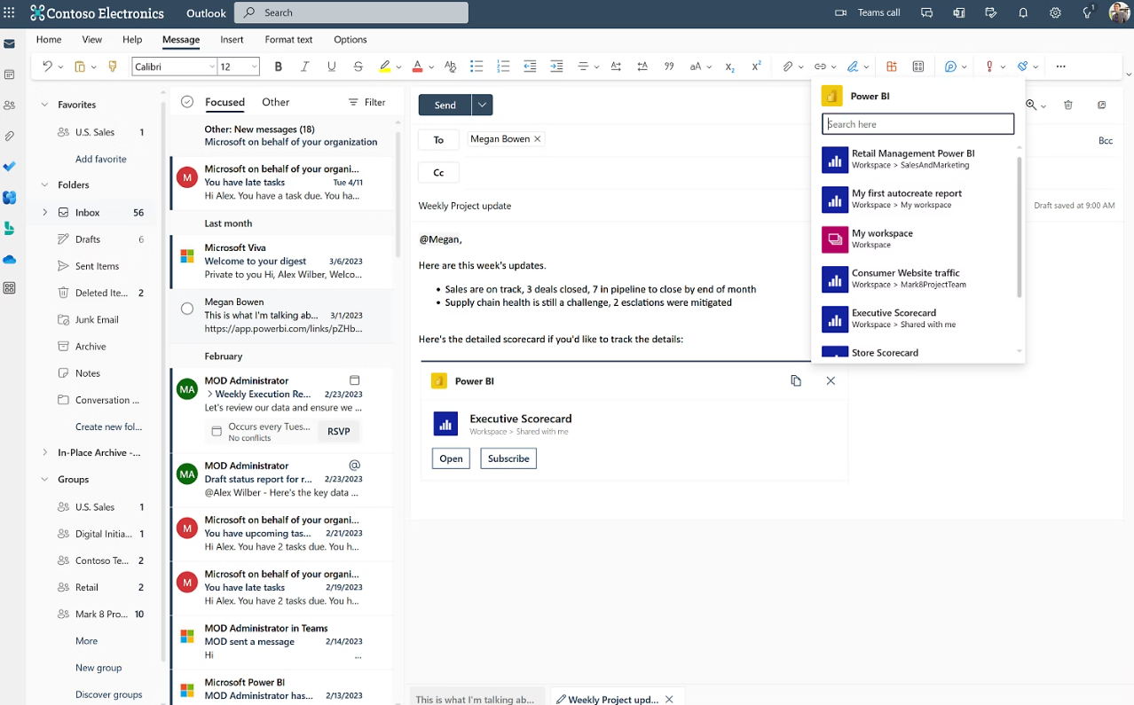 Convertir información con POwer BI